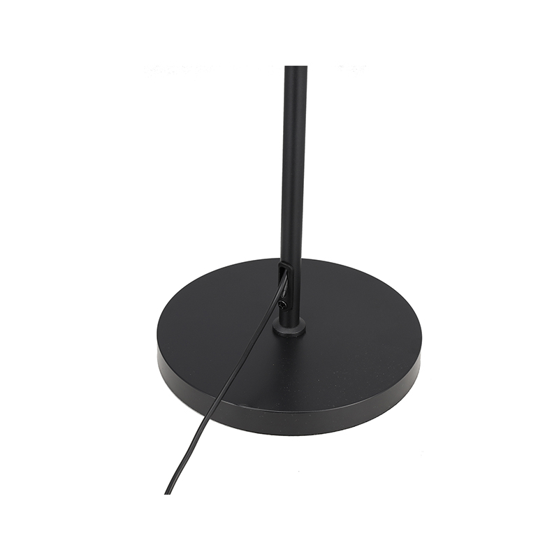 Matte Black LED Floor Lamp For Living Room And Bedroom, Supports Remote Control And Stepless Dimming & Foot Switch Control, Comes With A Remote Control